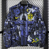 26-27 Brazil Purple & Blue Double Sided Windbreaker (双面风衣)
