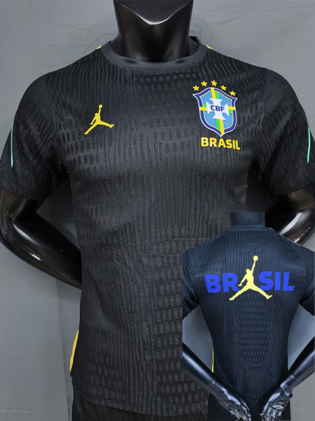 26-27 Brazil Black Player Version Training shirts