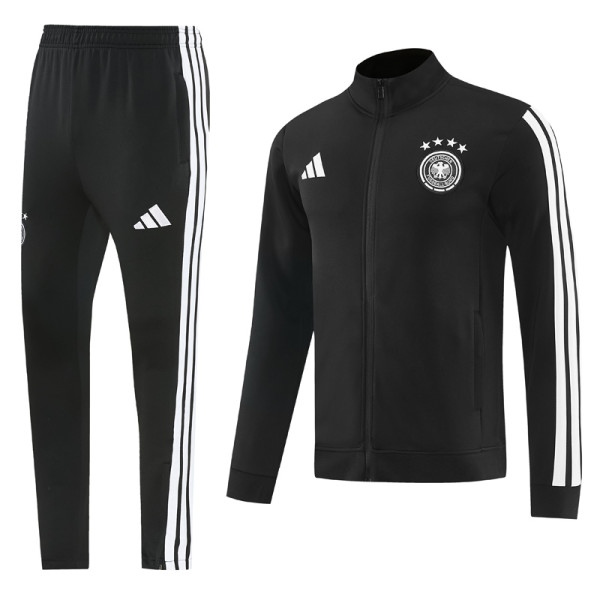 26-27 Germany Black Jacket Tracksuit #01