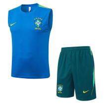 26-27 Brazil Lake blue Tank top and shorts suit #D26030