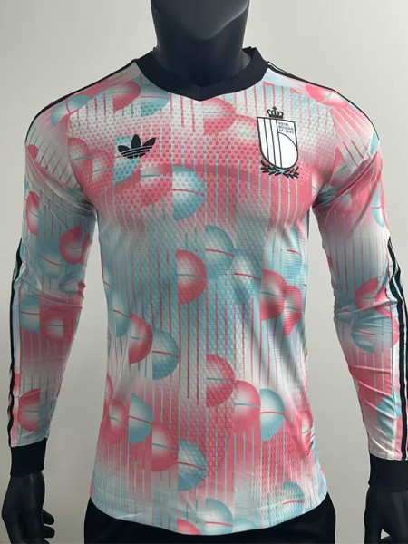 26-27 Belgium Away Long Sleeve Player Version Soccer Jersey (长袖球员)