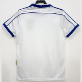 1998 Brazil White Retro Soccer Jersey