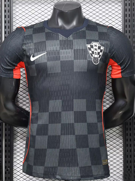 26-27 Croatia Black Special Edition Player Version Soccer Jersey