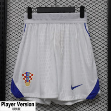 26-27 Croatia Home Player Version Shorts Pants(球员短裤)