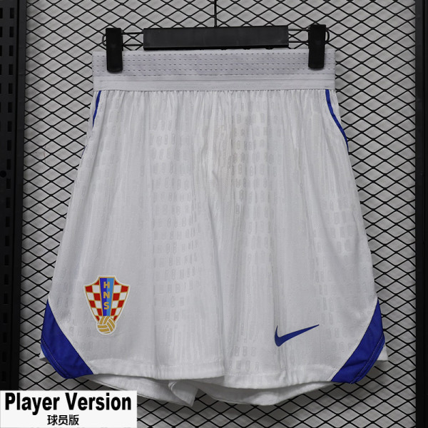 26-27 Croatia Home Player Version Shorts Pants(球员短裤)