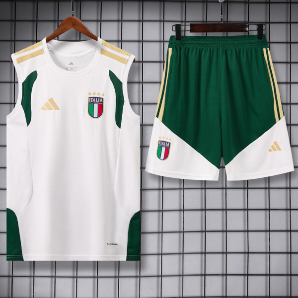 26-27 Italy White Tank top and shorts suit