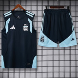 26-27 Argentina Royal blue Tank top and shorts suit