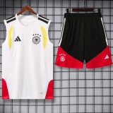 26-27 Germany White Tank top and shorts suit