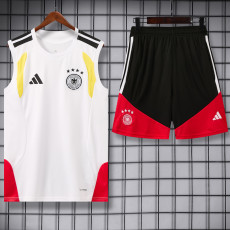 26-27 Germany White Tank top and shorts suit