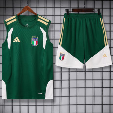 26-27 Italy Green Tank top and shorts suit