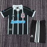 1999-2000 Corinthians Away Kids Retro Soccer Jersey