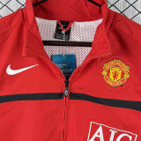 2010-2011 Man Utd Red Retro Windbreaker