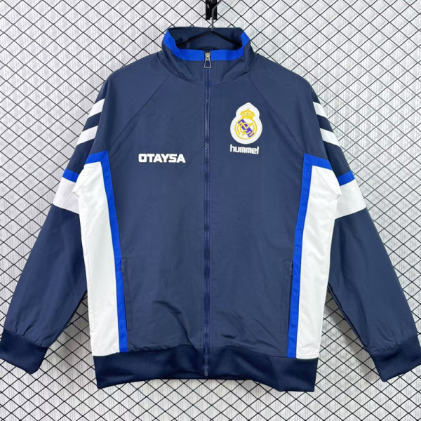 1991-1992 RMA Royal blue Retro Windbreaker