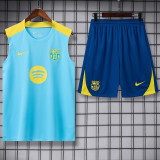25-26 BAR Light blue Tank top and shorts suit