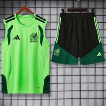 26-27 Mexico Green Tank top and shorts suit