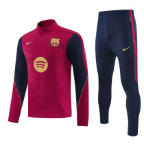 26-27 BAR Red Half Pull Tracksuit (半拉链)