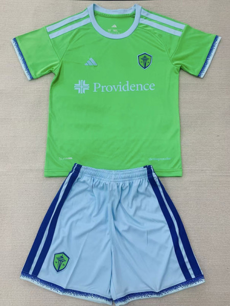 26-27 Seattle Sounders FC Home Kids Soccer Jersey