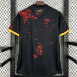 26-27 Portugal CR7 Red Black Fans Training shirts