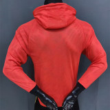 2026 World Cup  Netherlands Orange Walkout Jacket (Hooded) #单上衣
