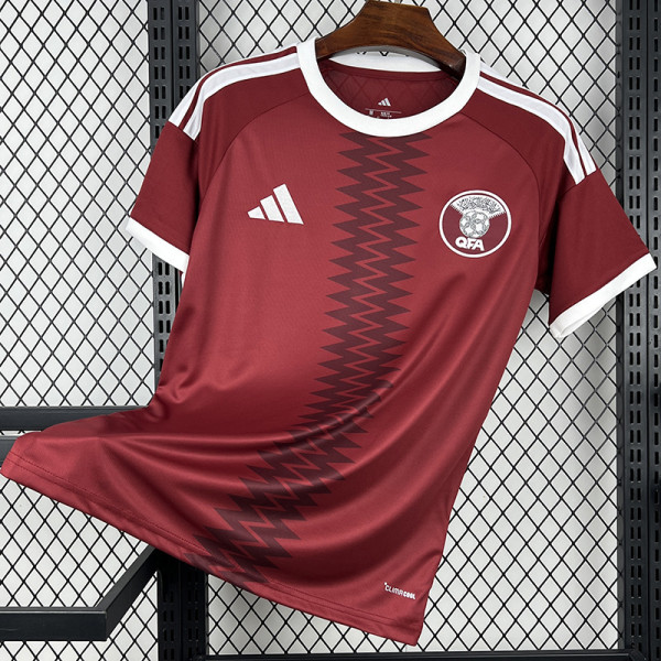 26-27 Qatar Home Fans Soccer Jersey