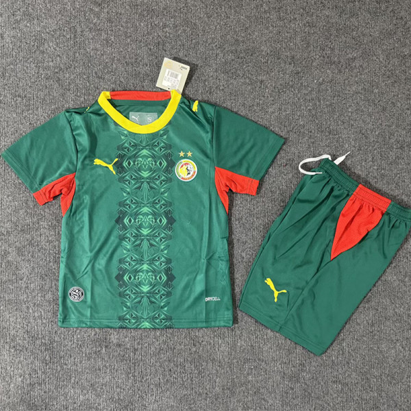 26-27 Senegal Away Kids Soccer Jersey