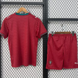 26-27 Portugal Home Kids Soccer Jersey