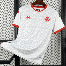 26-27 Tunisia Away Fans Soccer Jersey