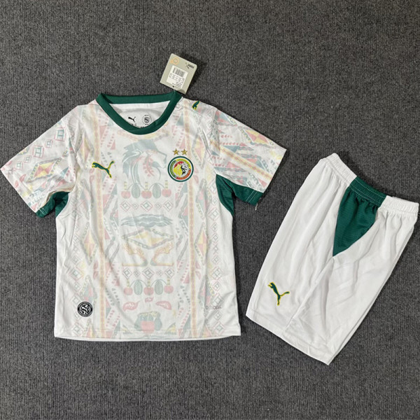 26-27 Senegal Home Kids Soccer Jersey