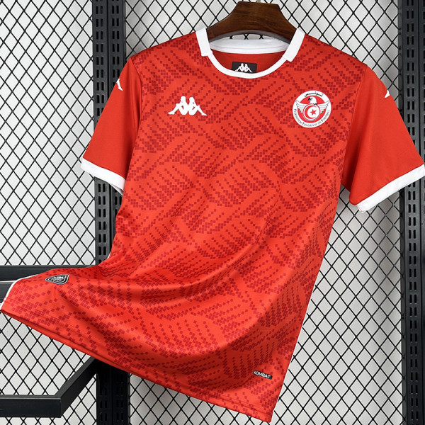 26-27 Tunisia Home Fans Soccer Jersey