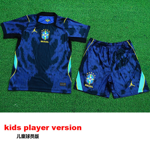 26-27 Brazil Away Kids Player Version Soccer Jersey (球员童装)