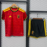 26-27 Belgium Home Kids Soccer Jersey