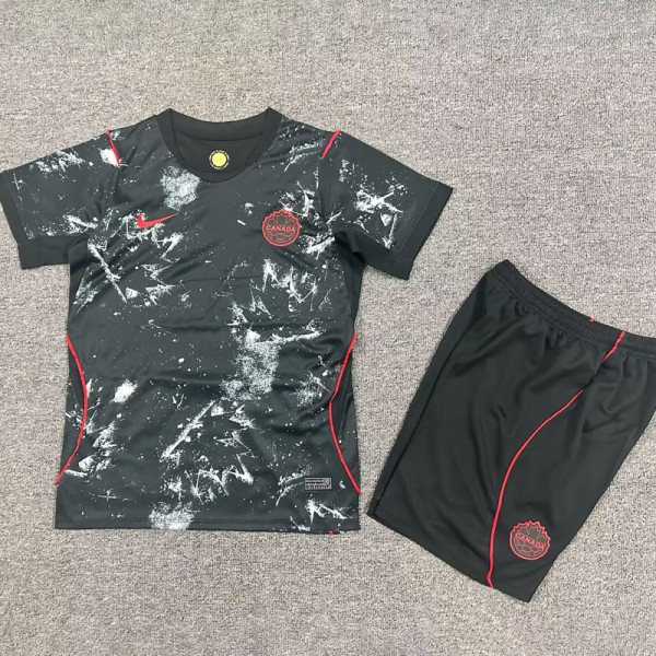 26-27 Canada Away Kids Soccer Jersey