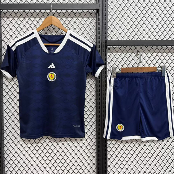 26-27 Scotland Home Kids Soccer Jersey