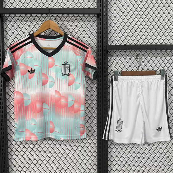 26-27 Belgium Away Kids Soccer Jersey