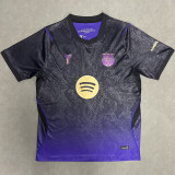 26-27 BAR Black Purple Fans Soccer Jersey