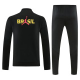 26-27 Brazil Black Jacket Tracksuit