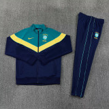 26-27 Brazil Royal blue Jacket Tracksuit