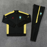 26-27 Brazil Black Jacket Tracksuit