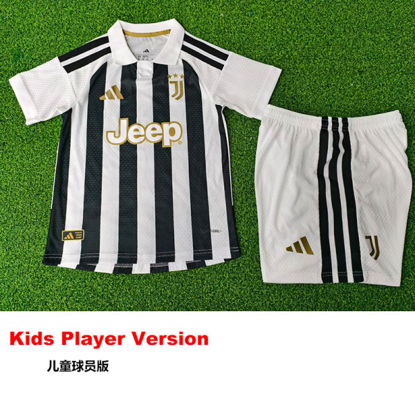 26-27 JUV Home Kids Player Version Soccer Jersey (球员童装)