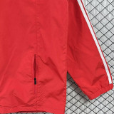 2014-2015 Bayern Red Retro Windbreaker