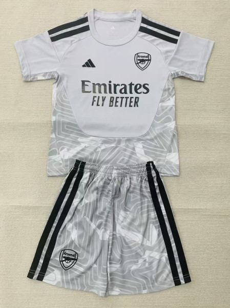 26-27 ARS Gray Goalkeeper Kids Soccer Jersey