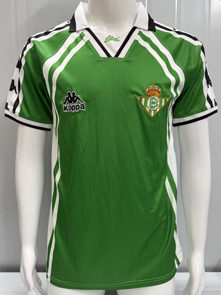 1997-1998 Real Betis Away Retro Soccer Jersey