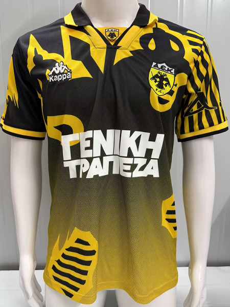 1997-1998  AEK Athens Home Retro Soccer Jersey