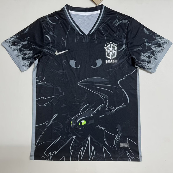 26-27 Brazil Black Special Edition Fans Soccer Jersey