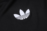 26-27 Man Utd Black Half Pull Tracksuit #B26048(半拉链)