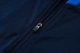 26-27 Boca Juniors Royal blue Half Pull Tracksuit #B26046(半拉链)
