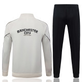 26-27 Man City Beige Jacket Tracksuit #A26042