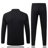 26-27 Man Utd Black Half Pull Tracksuit #B26048(半拉链)