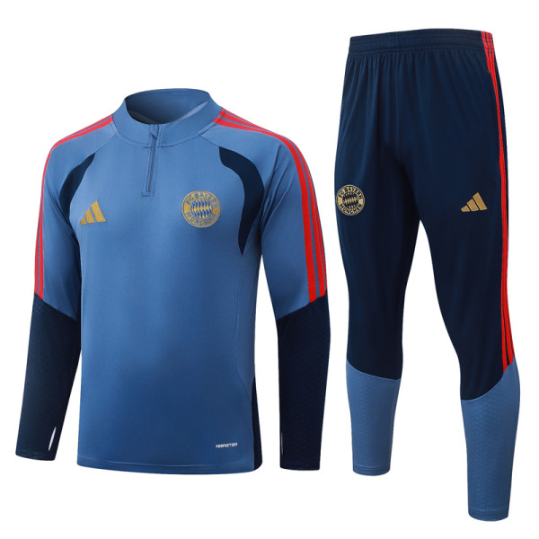 26-27 Bayern Gray Blue Half Pull Tracksuit #B26050(半拉链)