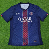 25-26 PSG Home Print 2 Star Champions of Europe 26 Player Version Soccer Jersey
